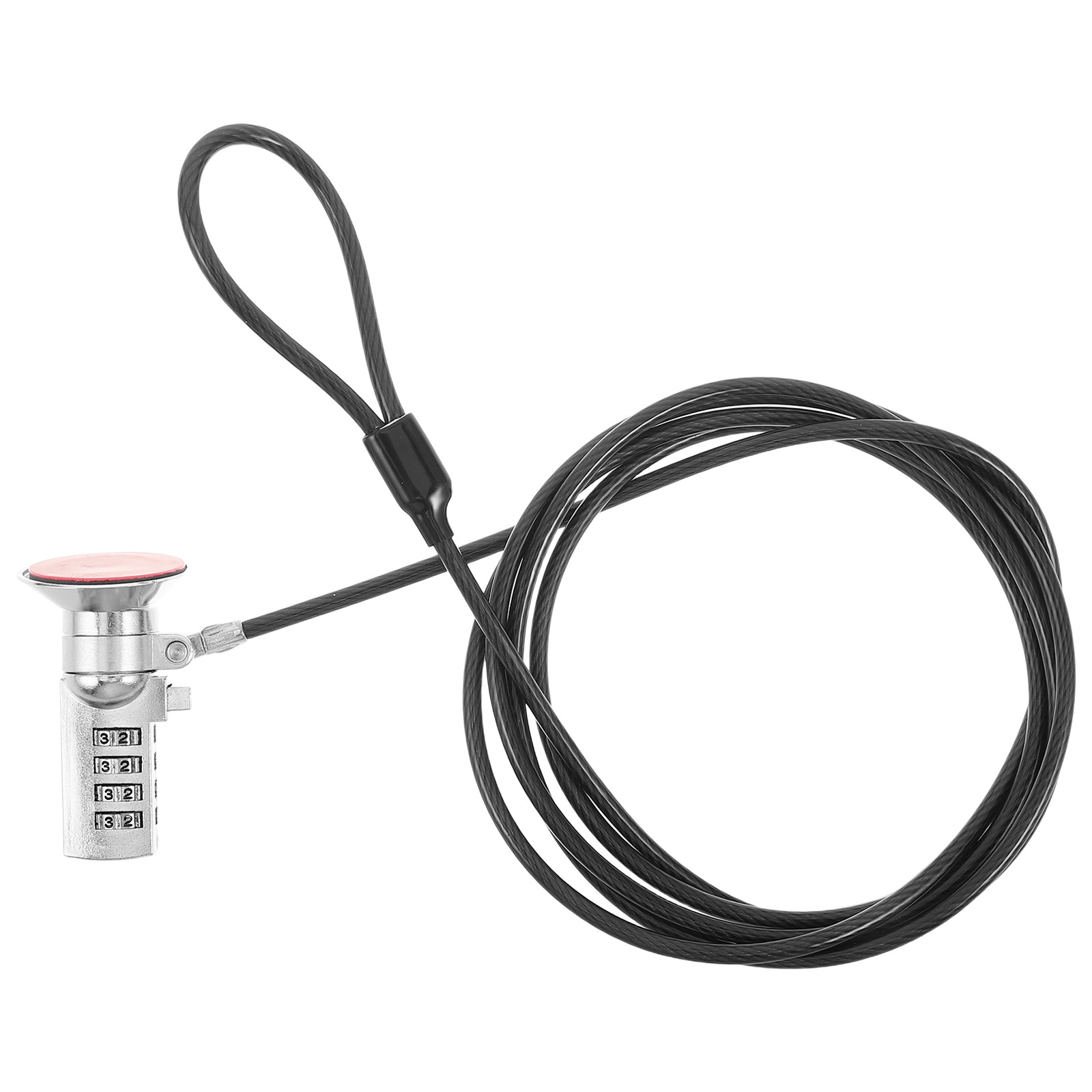 Cable Lock Flexible - 1세트 노트북 잠금장치, 6피트 길이의 유연한