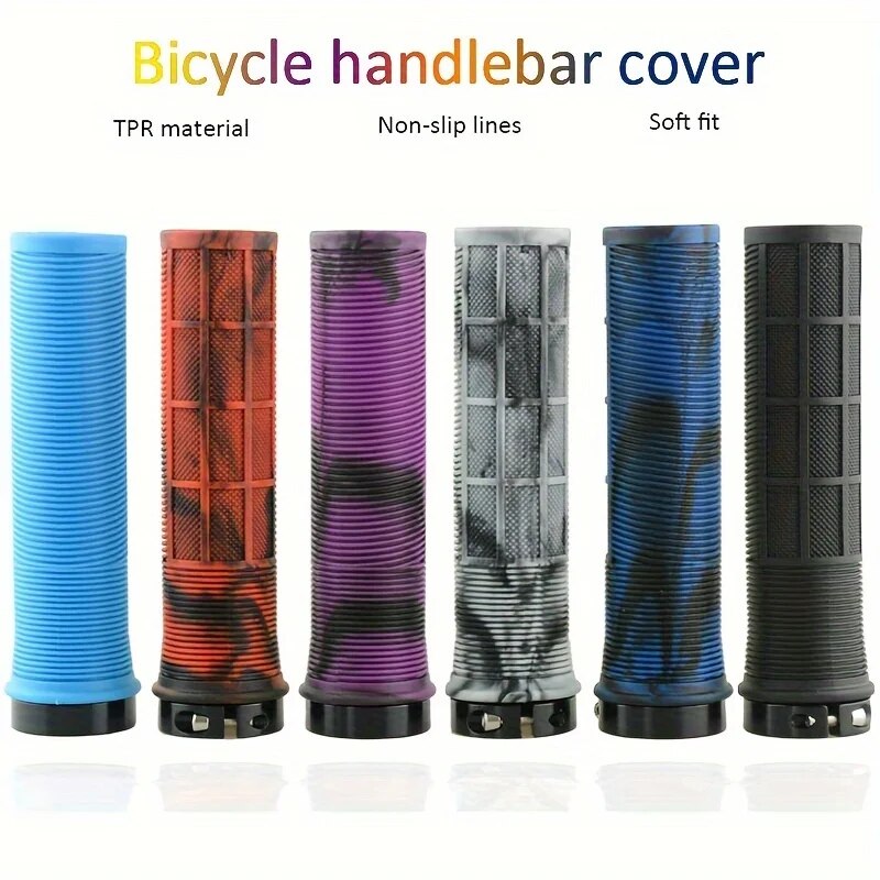 Commuter Bike Lock - TPR 자전거 그립 통합형 자전거 핸들바