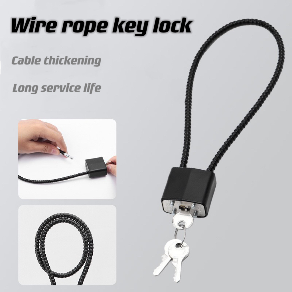 부드러운 강철 케이블 도난 방지 자물쇠, 캐비닛, 헬멧 - Cable Lock Flexible 리뷰 및 가격