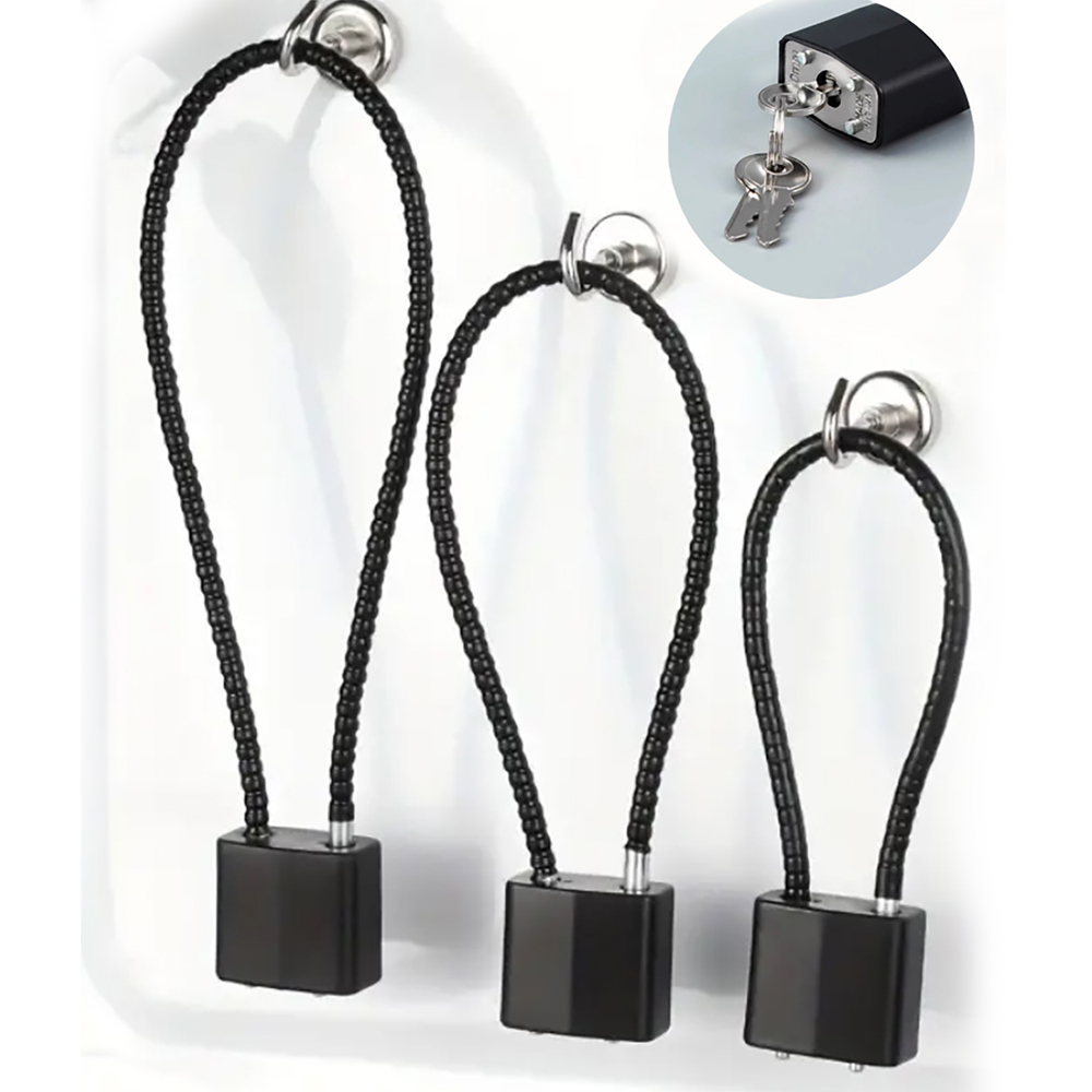 부드러운 강철 케이블 도난 방지 자물쇠, 캐비닛, 헬멧 - Cable Lock Flexible 리뷰 및 가격