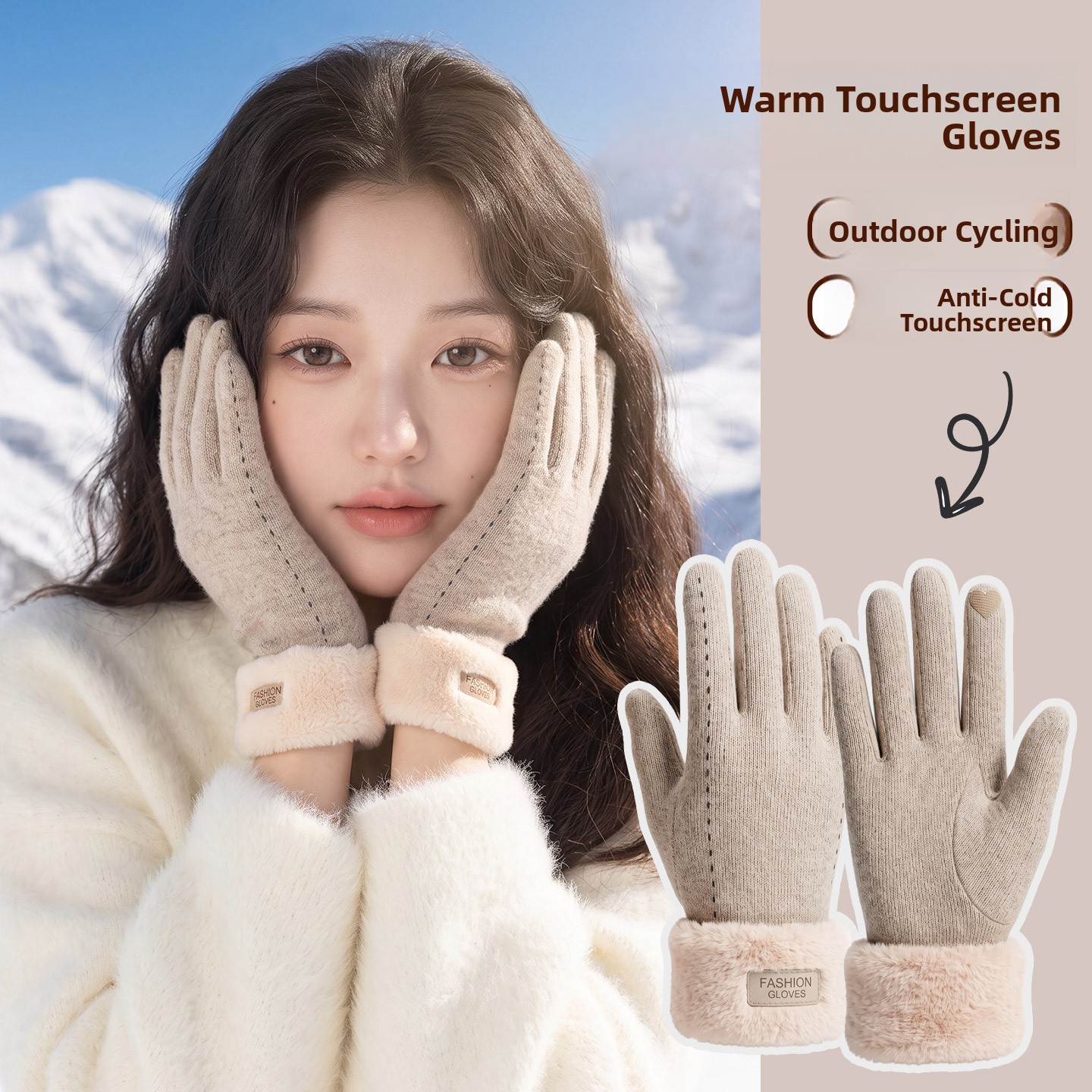 두꺼운 양털 겨울 사이클링 장갑 여성용 터치스크린 호환 - Cycling Commute Essentials 리뷰 및 가격