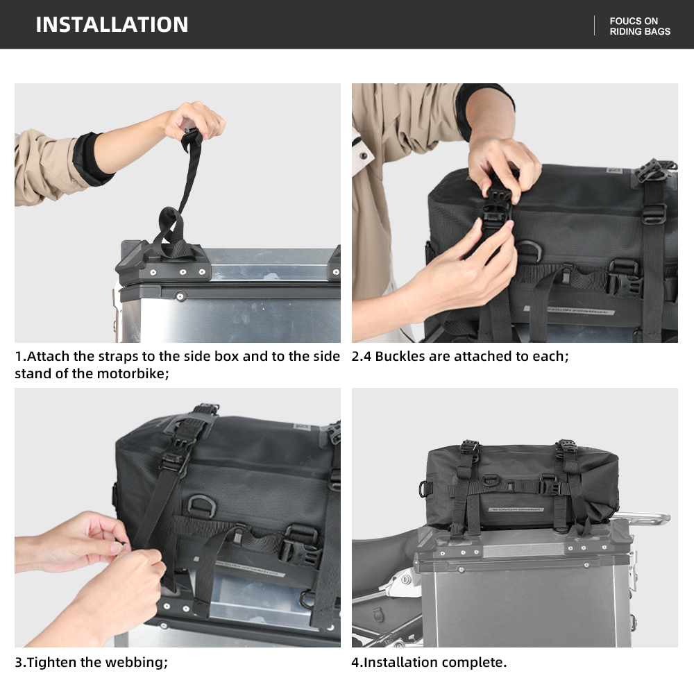 Rhinowalk 오토바이 상자 상단 파니 가방 8L- - Panniers Waterproof Rear 리뷰 및 가격